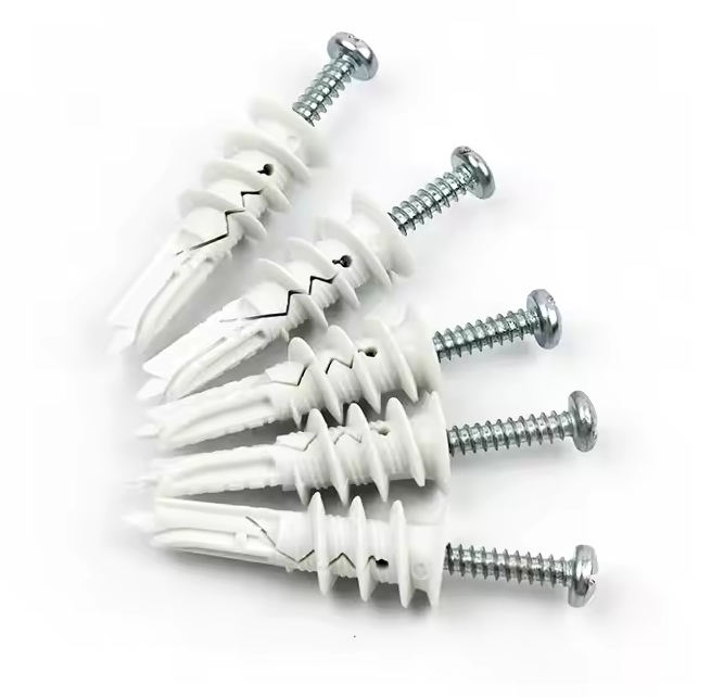 self-drilling wall anchor for mounting shelves without pilot holes
